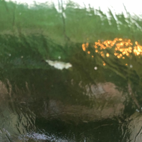 Elie Tahari Green Patent Large Satchel Bag - Picture 7 of 8